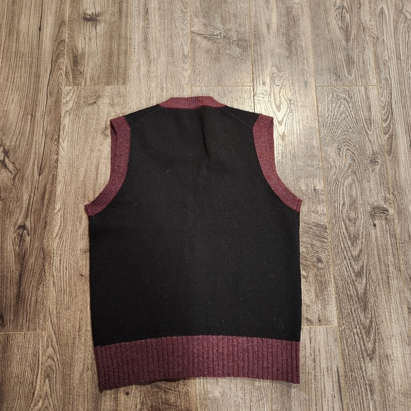 Vintage Chaps Ralph Lauren 100% Shetland Wool Vest - Picture 3 of 3